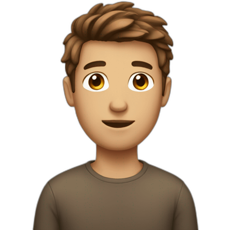 dude with brown short-ish hair thats transmasc emoji