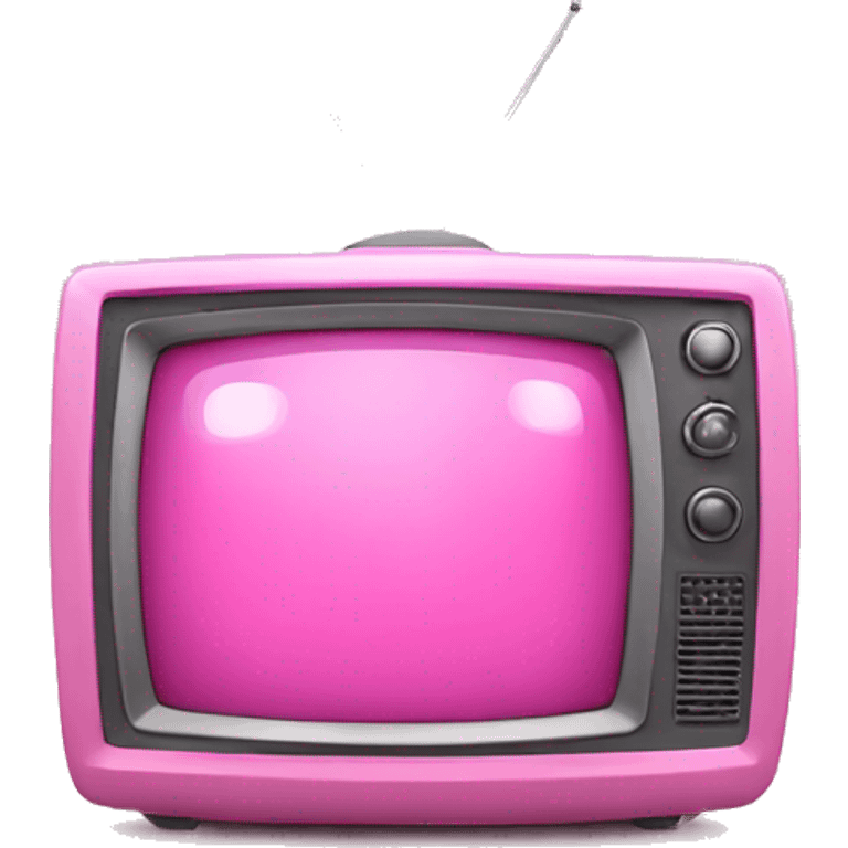 Pink tv emoji