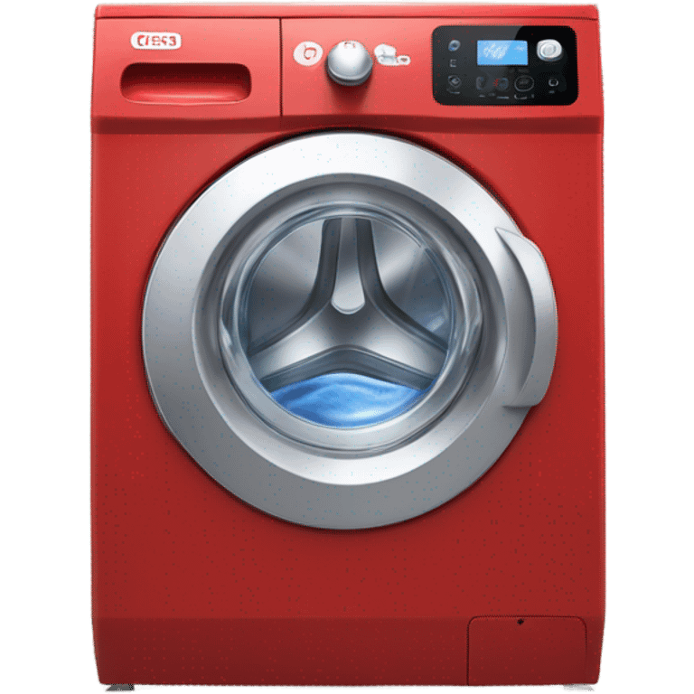 automatic washing machine red emoji