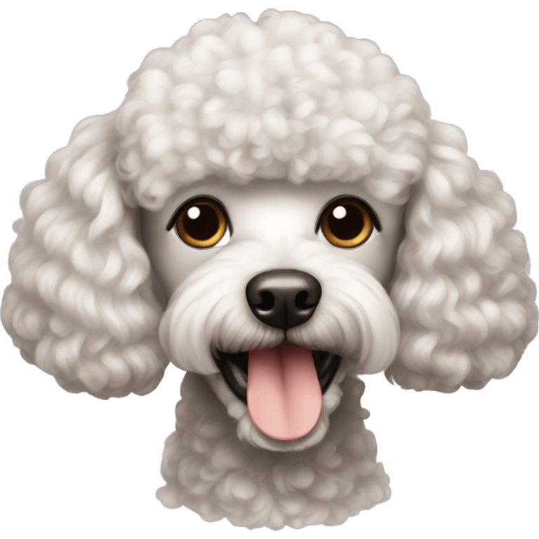 dog poodle emoji