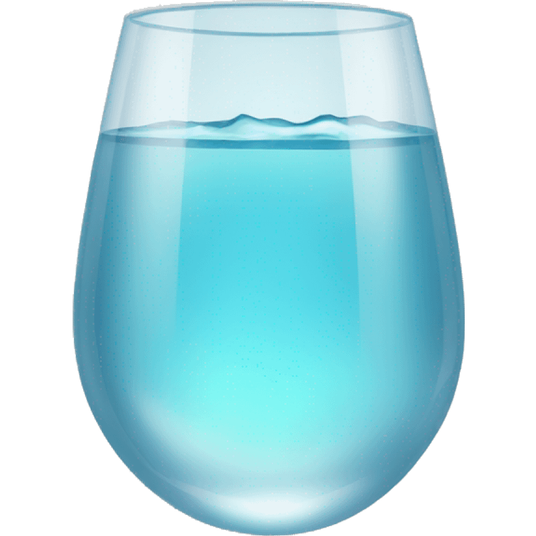 Glass with clear water emoji