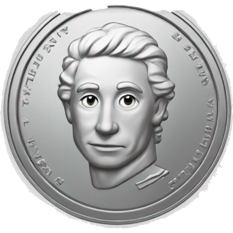 silver coin emoji