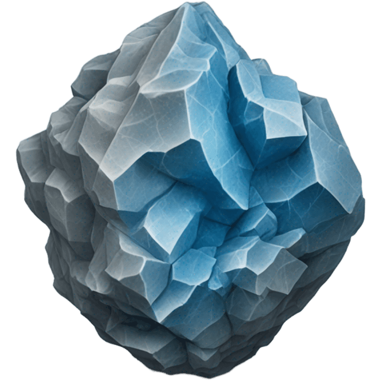 Blue and Grey mineral emoji