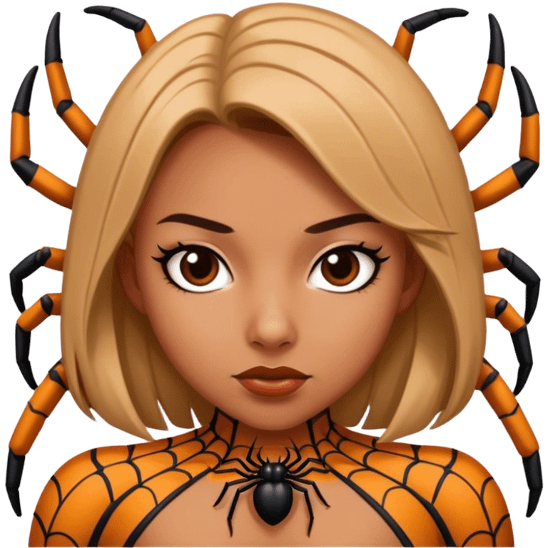 Spider girl emoji