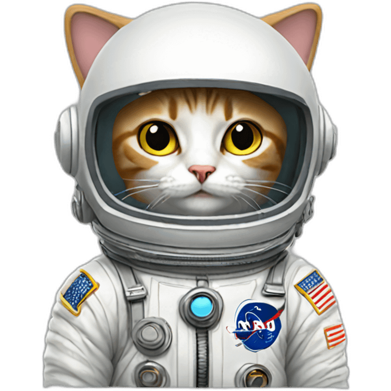 cat wearing astronaut suit emoji