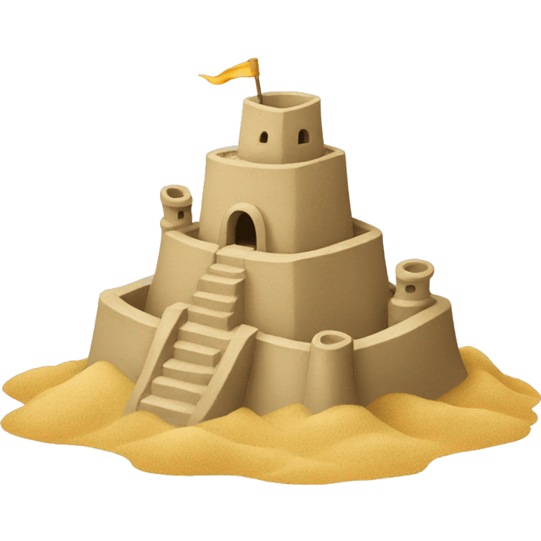 Sand castle  emoji