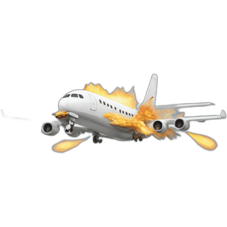 Avion explose tour emoji