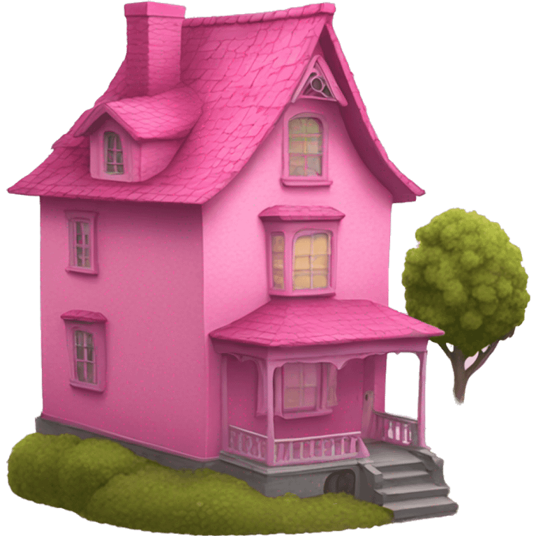 pink coraline house emoji