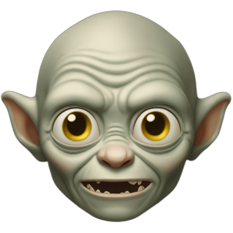 gollum holds one ring emoji