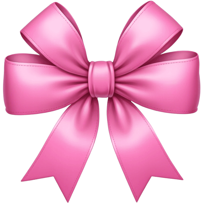 Pink bow emoji