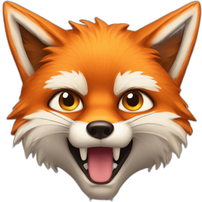 fox with fever emoji