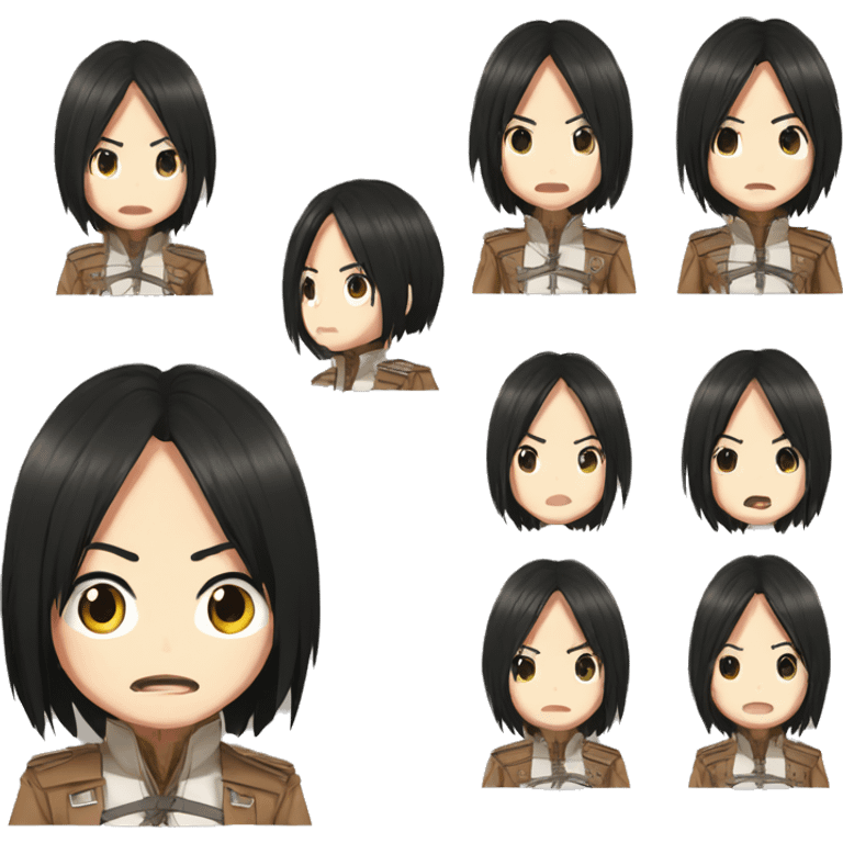 Attack on Titan Mikasa  emoji