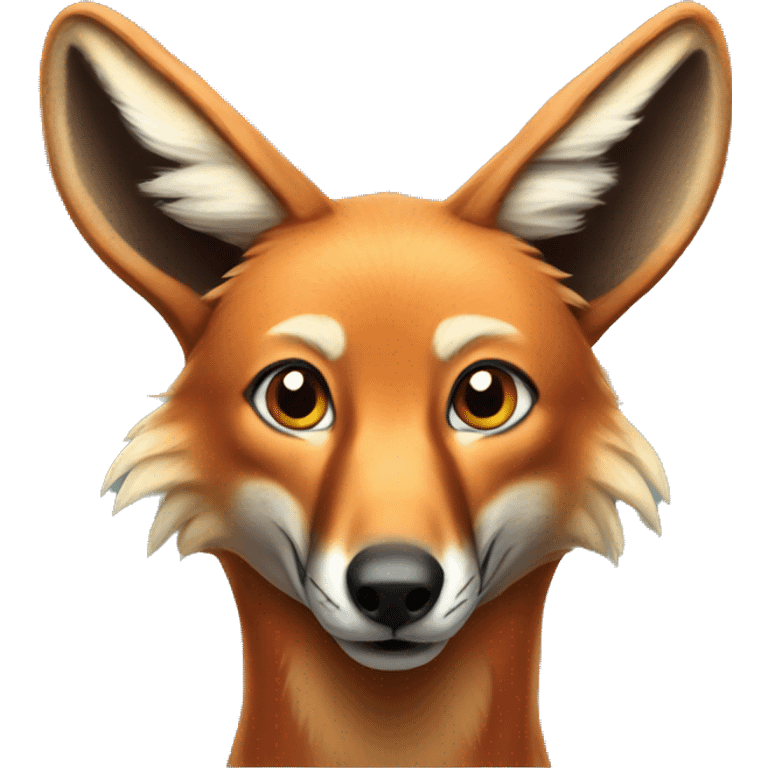 Maned wolf emoji