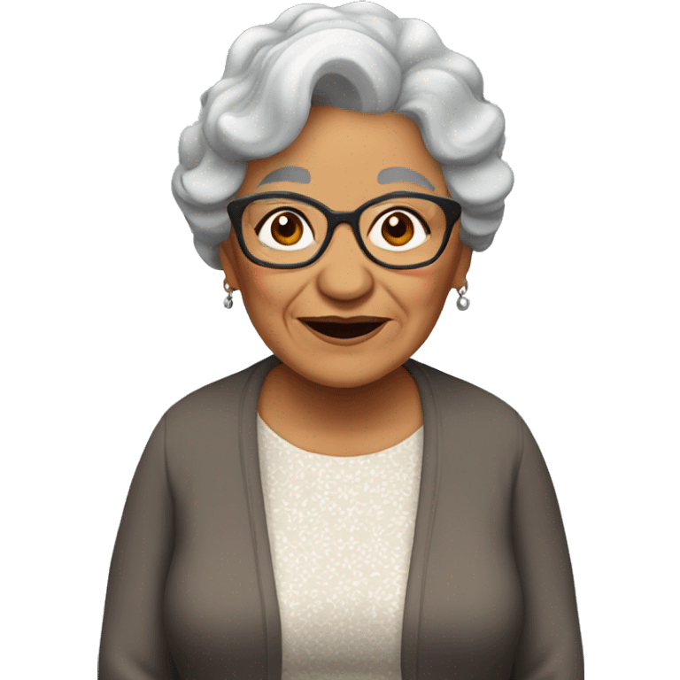 Old Latina grandma emoji