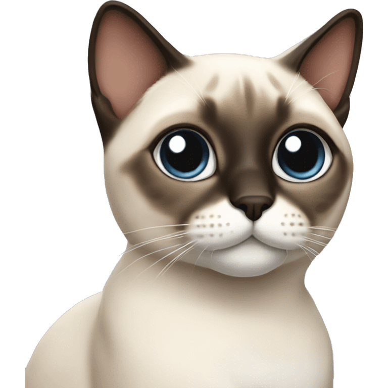 Cat siamese  emoji