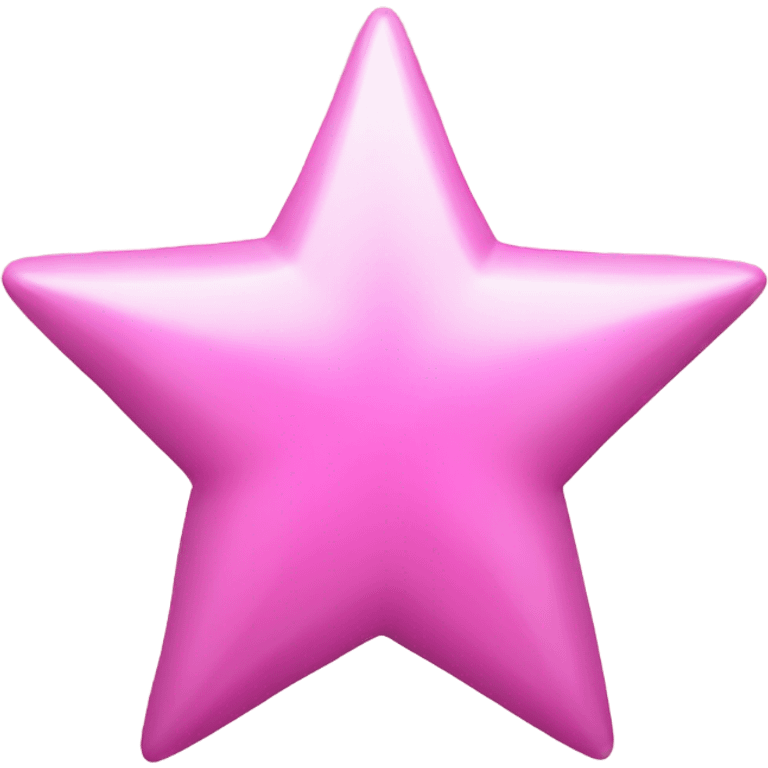 Pink star emoji