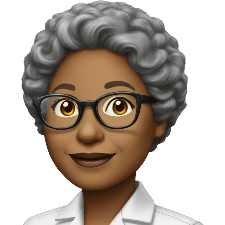 Annie Easley, NASA scientist uniform, glasses-free emoji