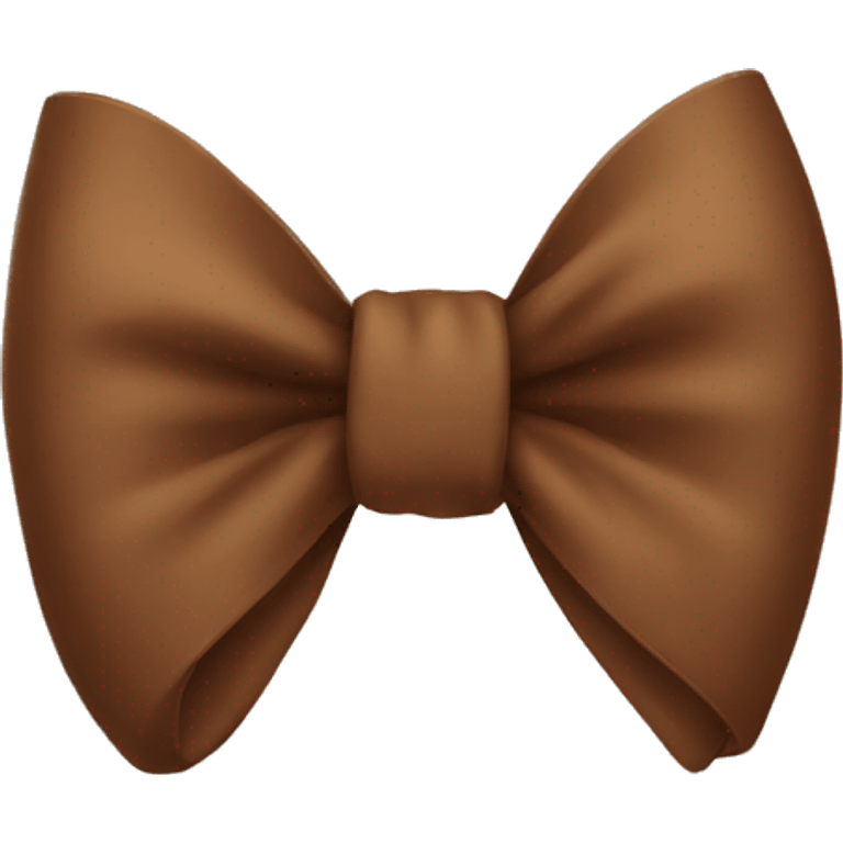 Brown bow emoji