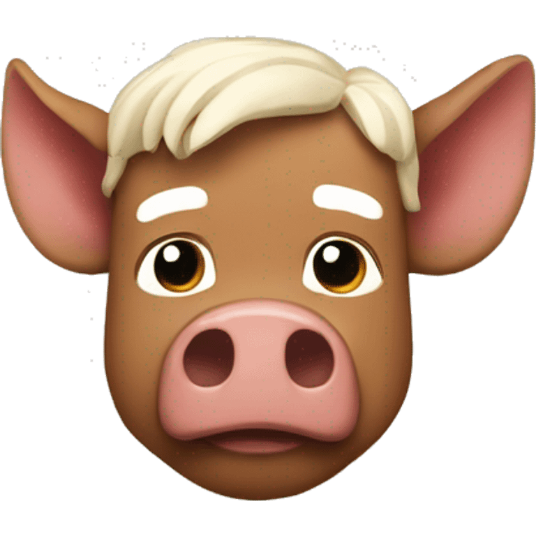 Puerco manejando  emoji