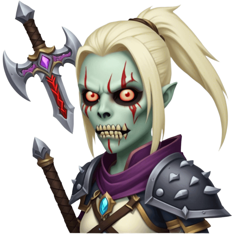 undead warrior World of warcraft emoji