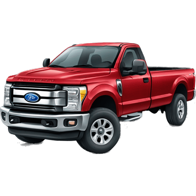 ford f250 red emoji