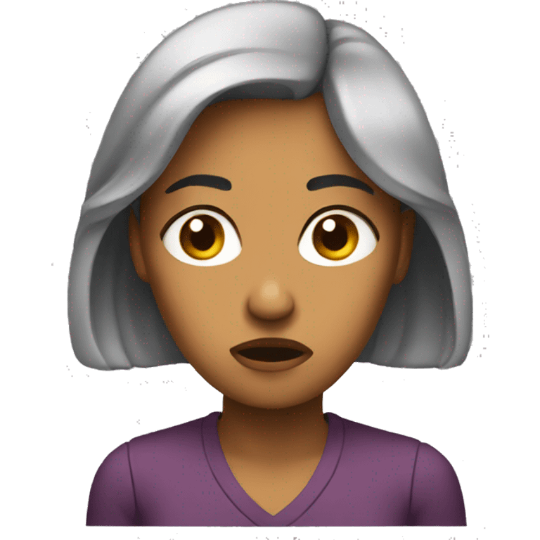 Disappointed woman emoji