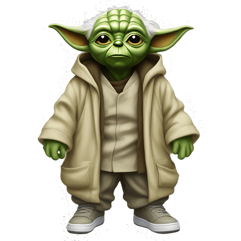 yoda in air jordan  emoji