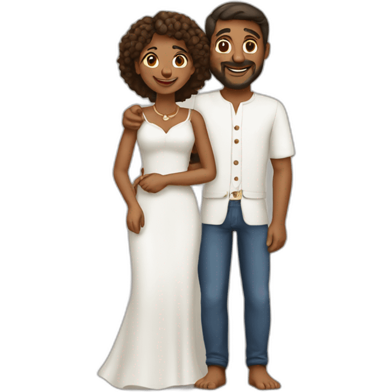 A loving Mediterranean couple emoji