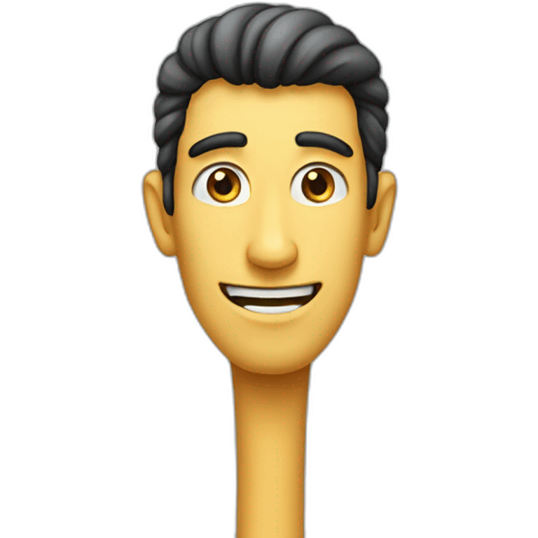 super duper long neck guy emoji