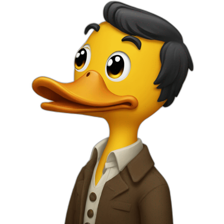 this is fine duck emoji