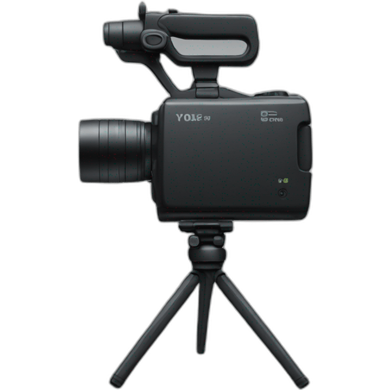 how the video camera looks from the back  emoji