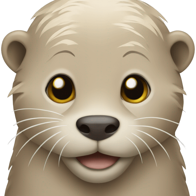 Otter with blonde hair emoji