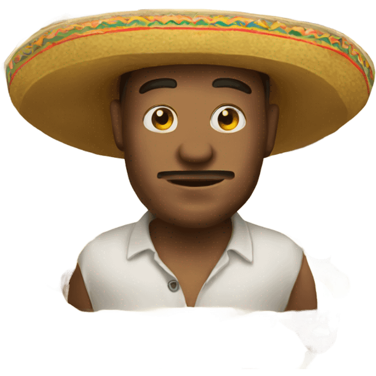 Man with sombrero  emoji