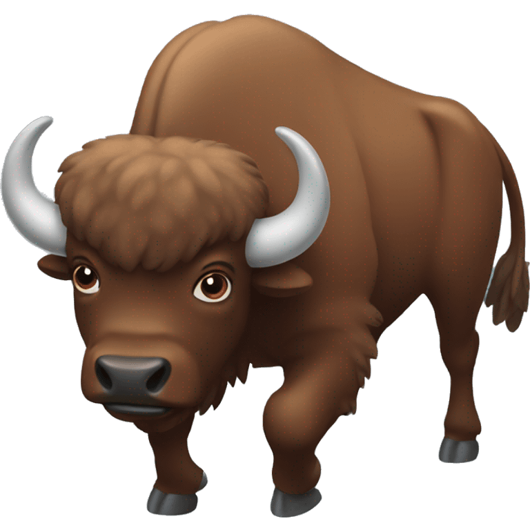 Flying bison  emoji