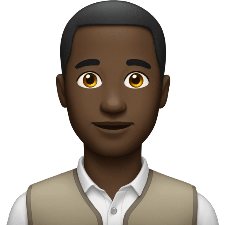 Black man emoji