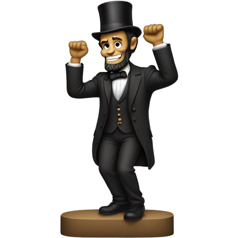 Lincoln dabbing emoji