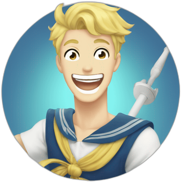 Sailor-Uranus-laughing-90-anime-style emoji