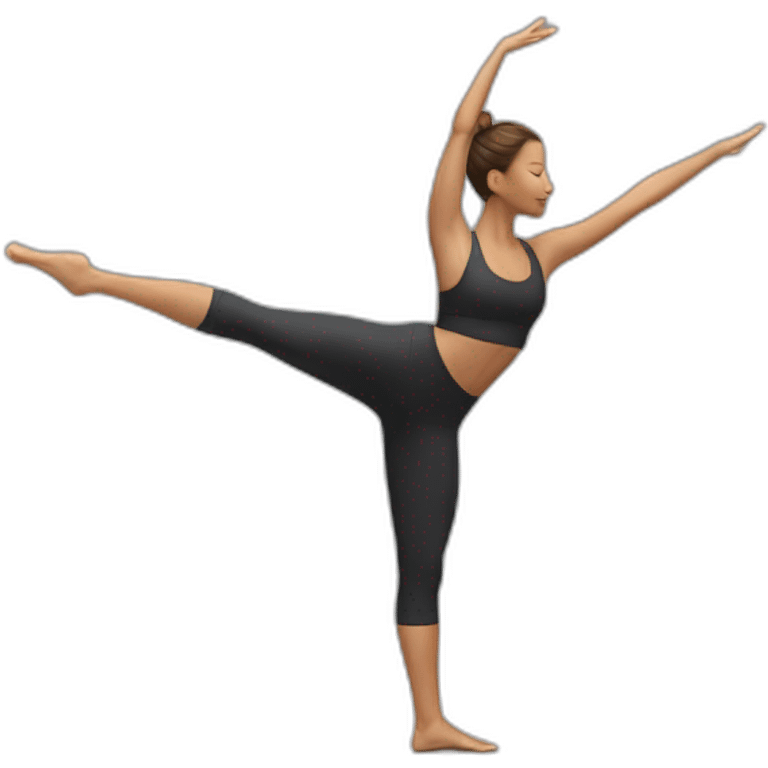 Yoga dance pose emoji