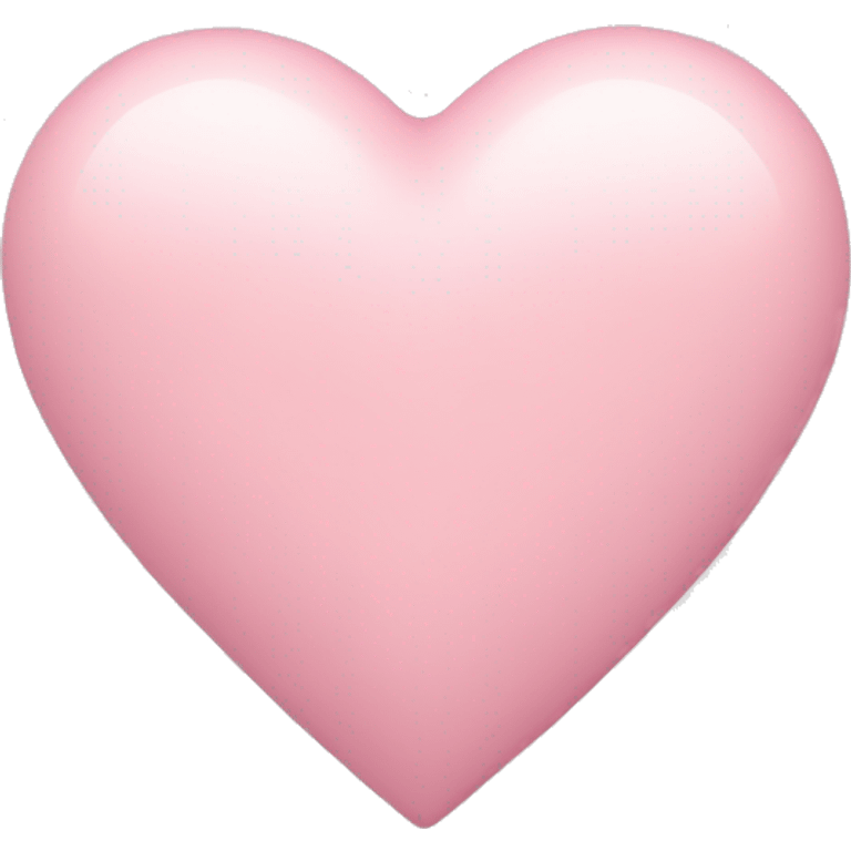 pastel pink heart emoji