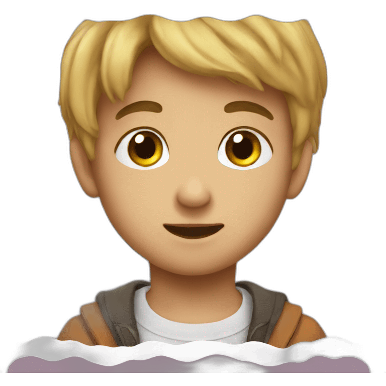 Cute boy emoji