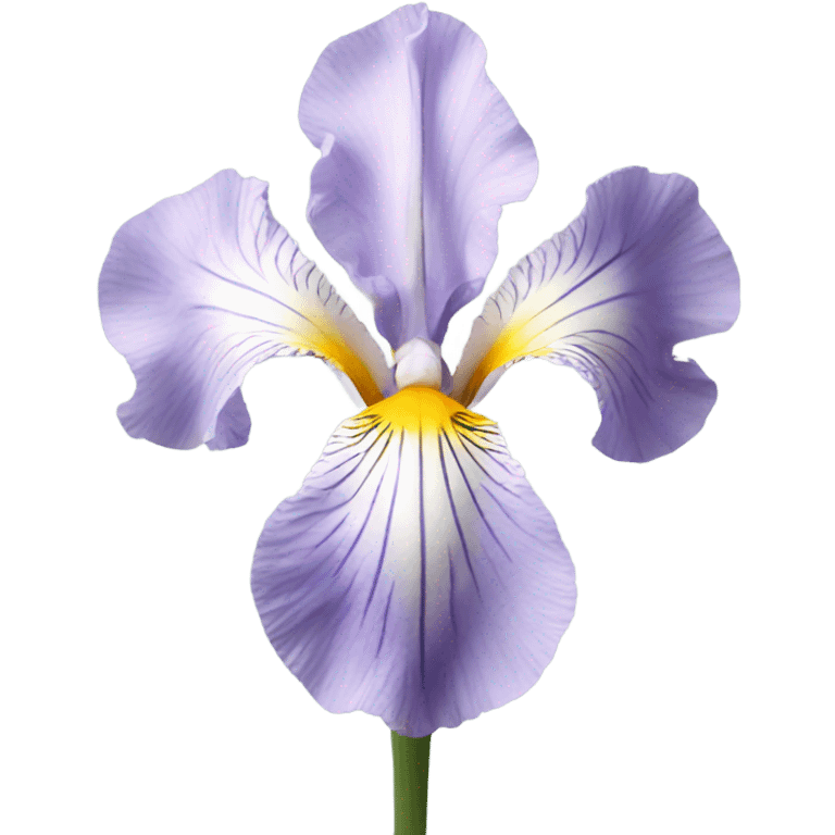 pale Iris flower emoji