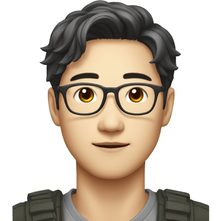 very handsome korean guy emoji