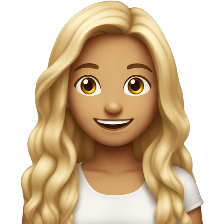 Beautiful girl  emoji