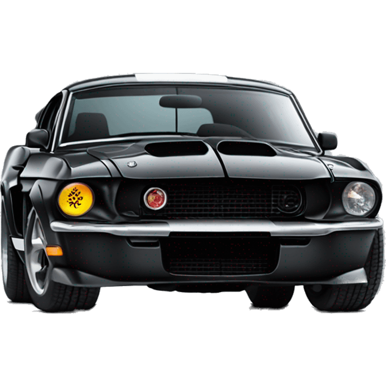 Black Shelby GT 500 emoji