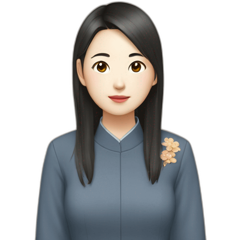 大面短髮香港女子 emoji