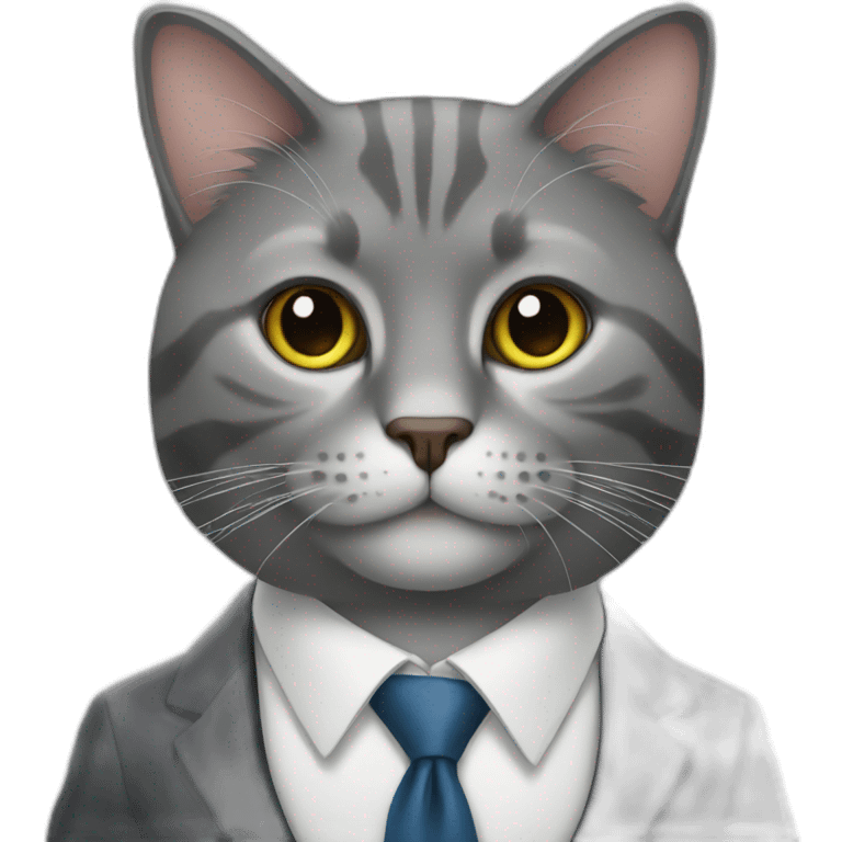 cat in a suit emoji