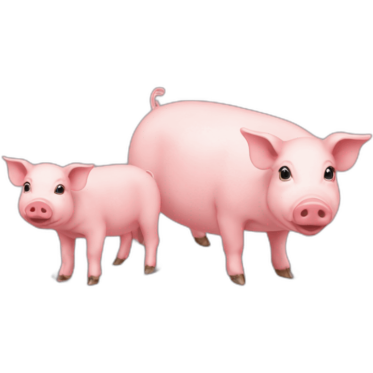 sow-and-piglets-barn emoji