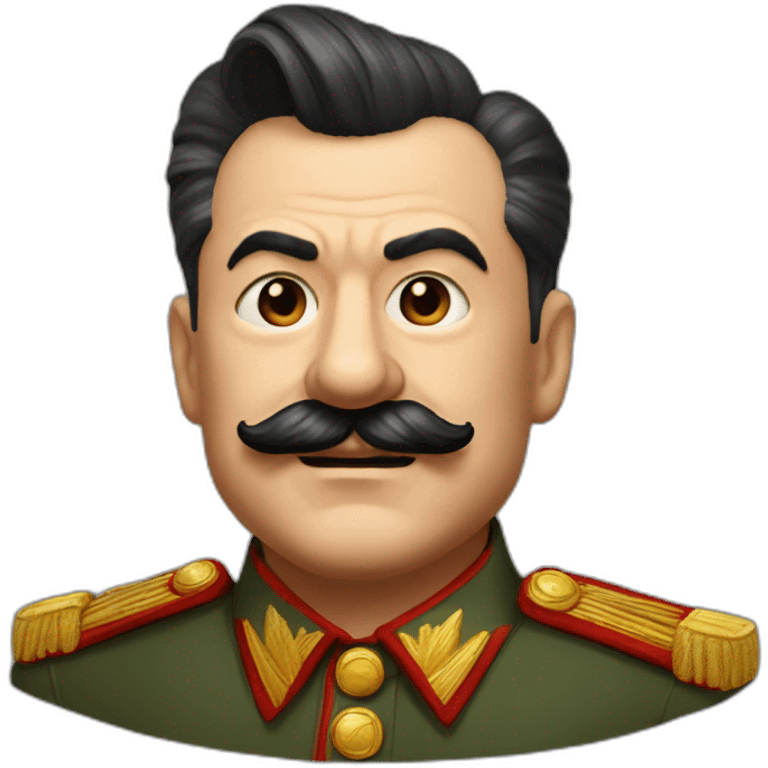 Stalin with wearing super mario hat emoji