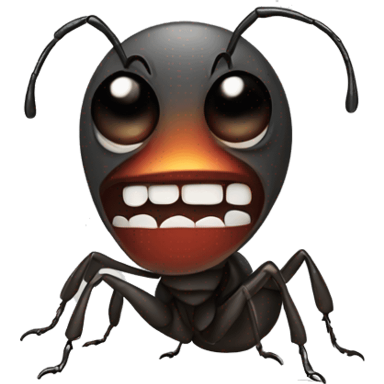 Angry ant emoji