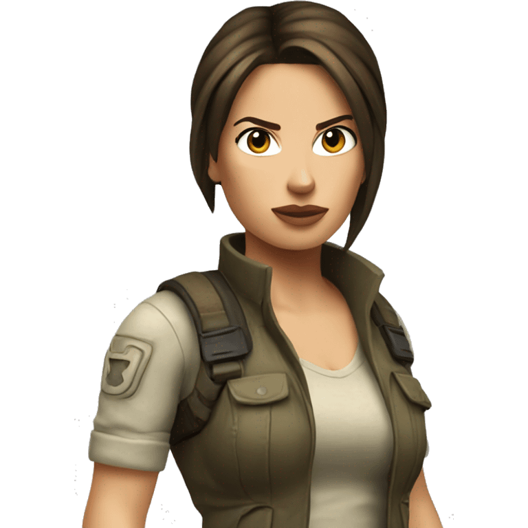 Laura croft  emoji